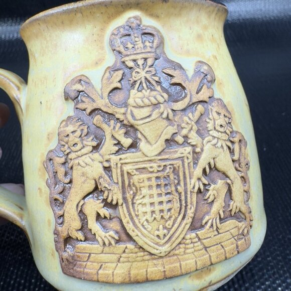 Handcrafted Stonebridge Stoneware Pottery Mug With English Crest Coffee Mug Cup - Picture 5 of 12